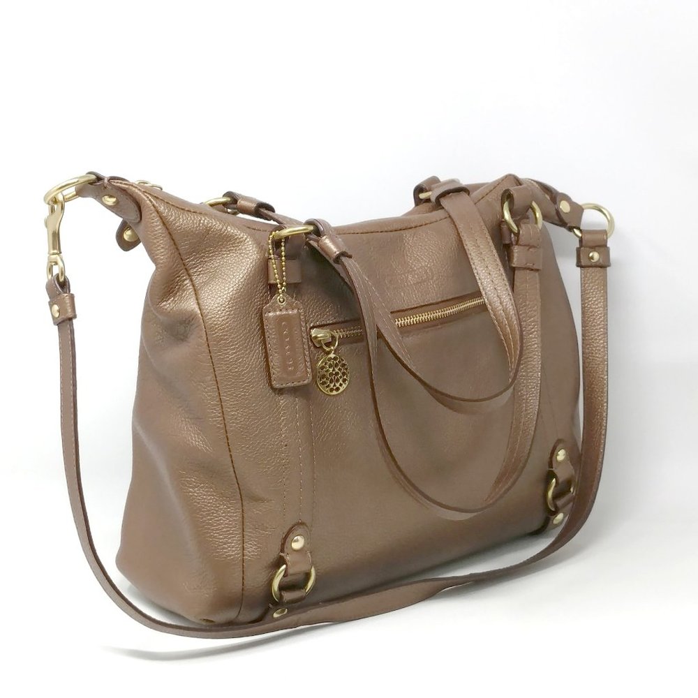 `SALE! COACH Alexandra Leather Tote Satchel Bag 15273
